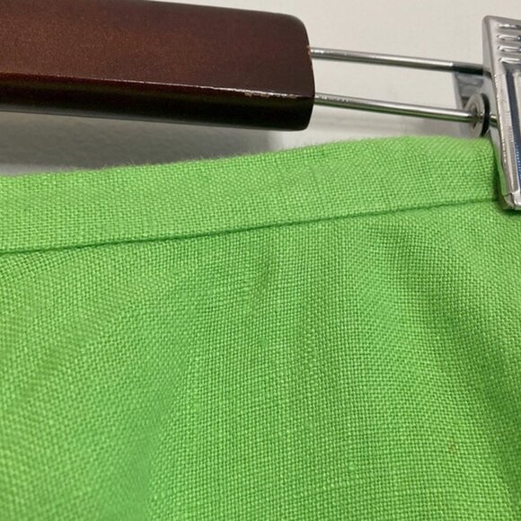 NEW Ralph Lauren Linen Skirt! 6 8 12Brighter Green or PinkCircle Knee Length